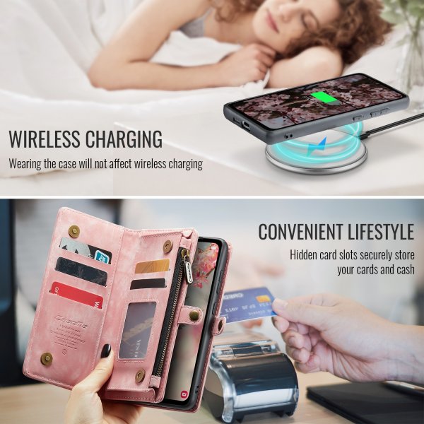 CaseMe Samsung Galaxy S26 Etui 008 Series Aftageligt Cover Rosa