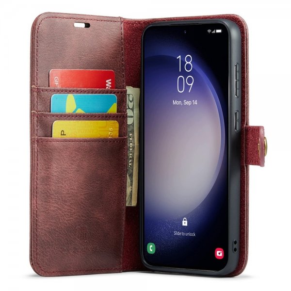Dg.Ming Samsung Galaxy S26 Etui med Aftagelig Skal Rød