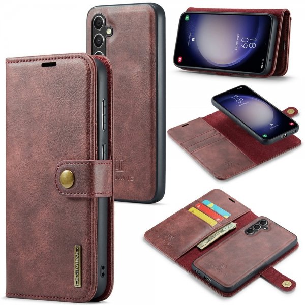 Dg.Ming Samsung Galaxy S26 Etui med Aftagelig Skal Rød