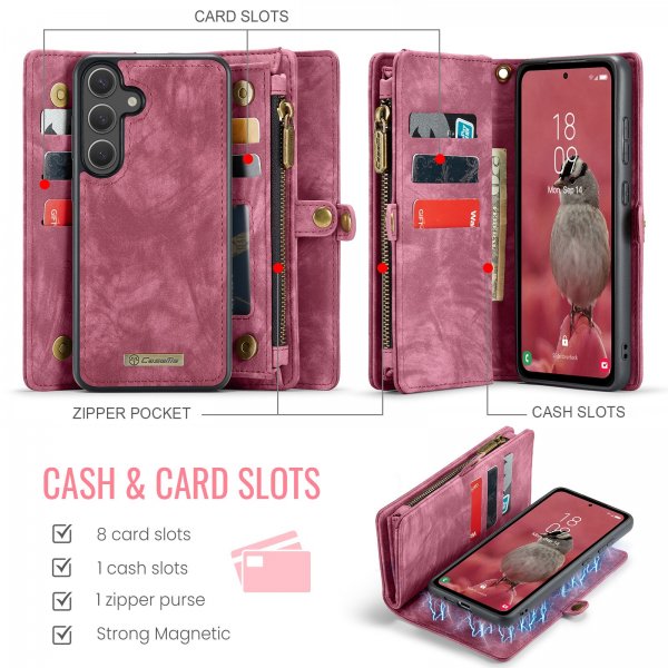 CaseMe Samsung Galaxy S26 Plus Cover 008 Series Aftageligt Cover Rød