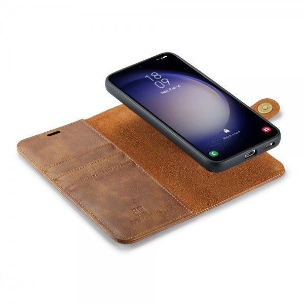 Dg.Ming Samsung Galaxy S26 Plus Cover med Aftageligt Cover Brun