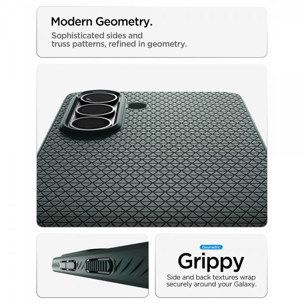 Spigen Samsung Galaxy S26 Plus Cover Liquid Air MagFit Abyss Green