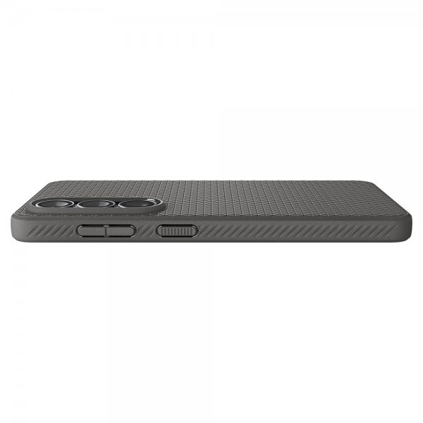 Spigen Samsung Galaxy S26 Plus Cover Liquid Air MagFit Marble Gray