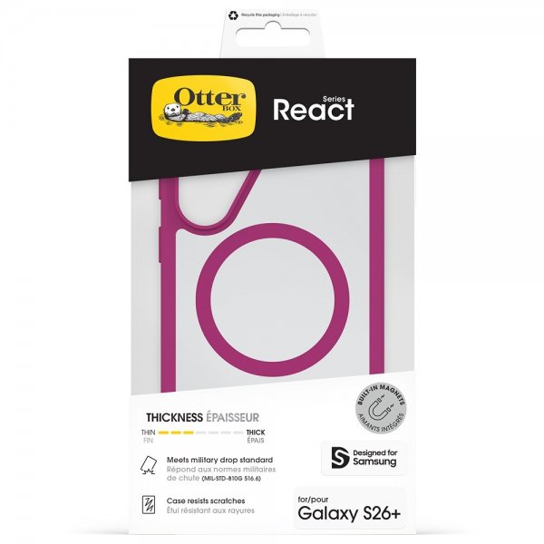 Otterbox Samsung Galaxy S26 Plus Cover React MagSafe Rose Crystal