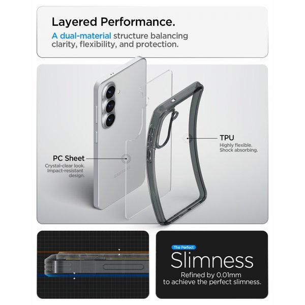Spigen Samsung Galaxy S26 Plus Cover Ultra Hybrid Space Crystal