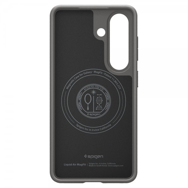Spigen Samsung Galaxy S26 Cover Liquid Air MagFit Marble Grey
