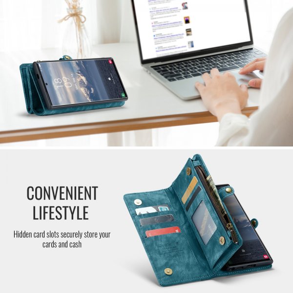 CaseMe Samsung Galaxy S26 Ultra Etui 008 Series Aftageligt Cover Blå
