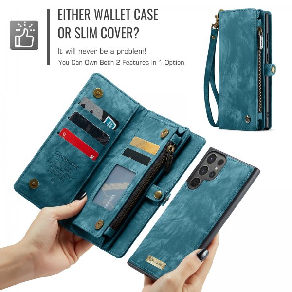 CaseMe Samsung Galaxy S26 Ultra Etui 008 Series Aftageligt Cover Blå