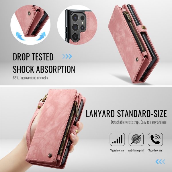 CaseMe Samsung Galaxy S26 Ultra Etui 008 Series Aftageligt Cover Rosaguld