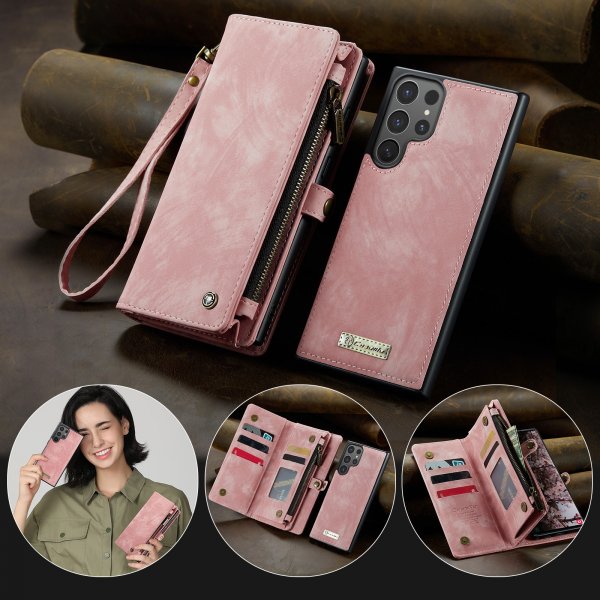 CaseMe Samsung Galaxy S26 Ultra Etui 008 Series Aftageligt Cover Rosaguld