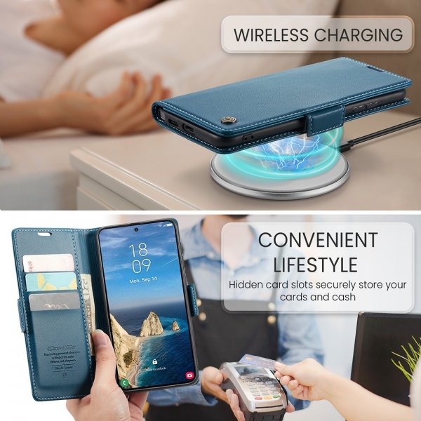 CaseMe Samsung Galaxy S26 Ultra Etui 023-serien Blå
