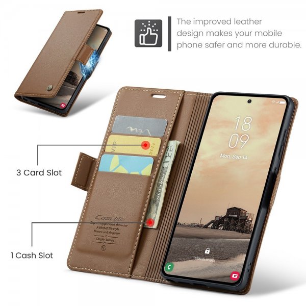 CaseMe Samsung Galaxy S26 Ultra Etui 023 Series Brun