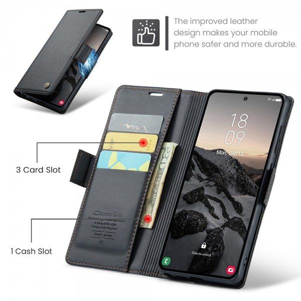 CaseMe Samsung Galaxy S26 Ultra Etui 023 Series Sort