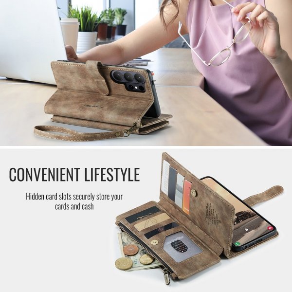 CaseMe Samsung Galaxy S26 Ultra Etui C30-serie Brun