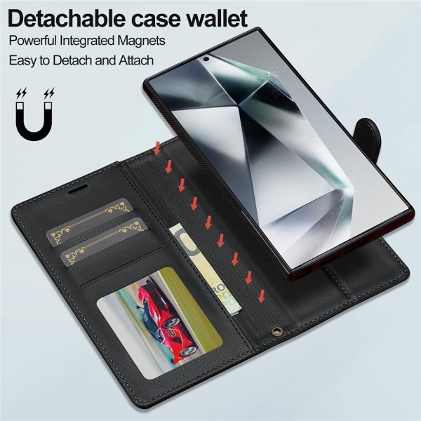 Nordic Covers Samsung Galaxy S26 Ultra Etui med aftageligt MagSafe-cover Raven Black