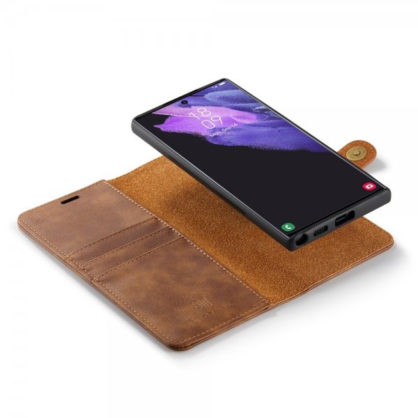 Dg.Ming Samsung Galaxy S26 Ultra Etui med Aftageligt Cover Brun