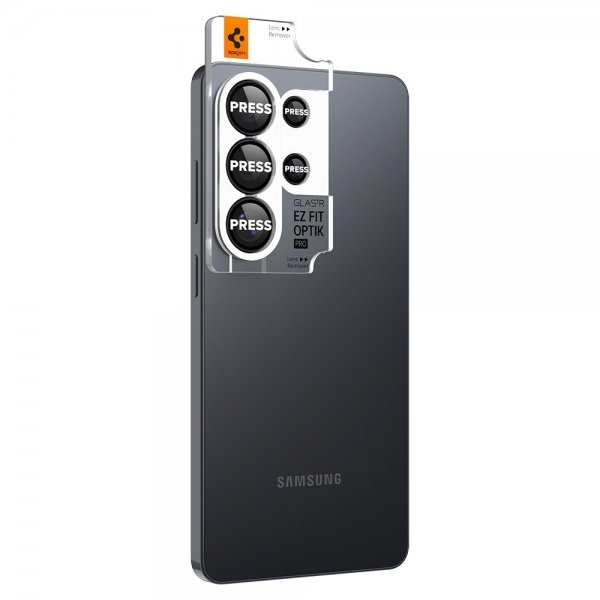 Spigen Samsung Galaxy S26 Ultra Kamerabeskyttelse GLAS.tR EZ Fit Optik Pro 2-pak Sort