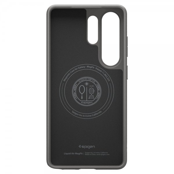 Spigen Samsung Galaxy S26 Ultra Cover Liquid Air MagFit Marble Gray