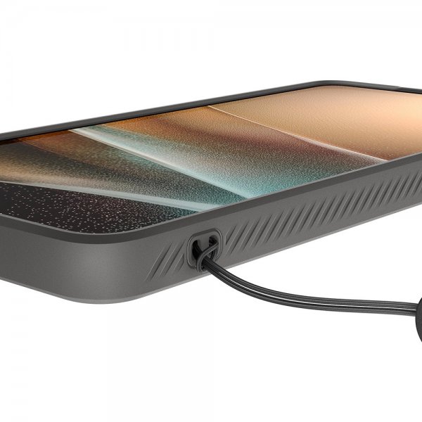 Spigen Samsung Galaxy S26 Ultra Cover Liquid Air Marble Gray