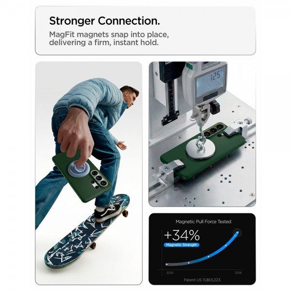 Spigen Samsung Galaxy S26 Ultra Cover Nano Pop MagFit Avo Green