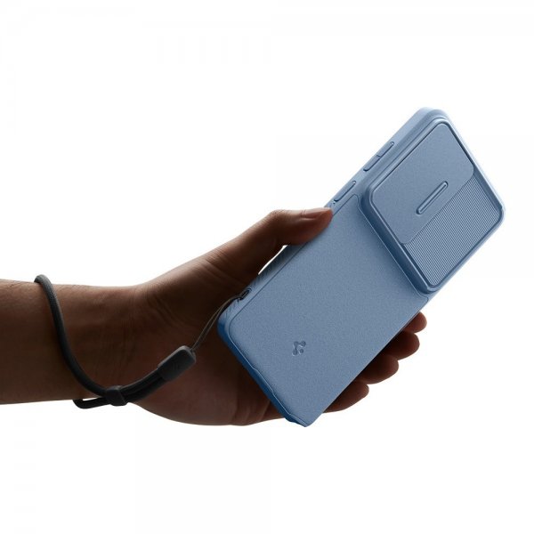 Spigen Samsung Galaxy S26 Ultra Cover Optik Armor Lyseblå