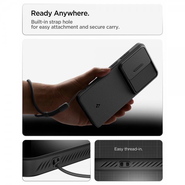 Spigen Samsung Galaxy S26 Ultra Cover Optik Armor Sort