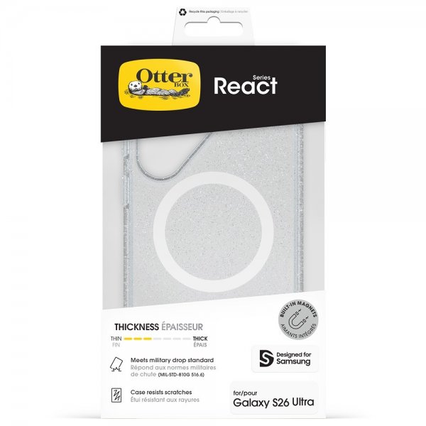 Otterbox Samsung Galaxy S26 Ultra Cover React MagSafe Stardust