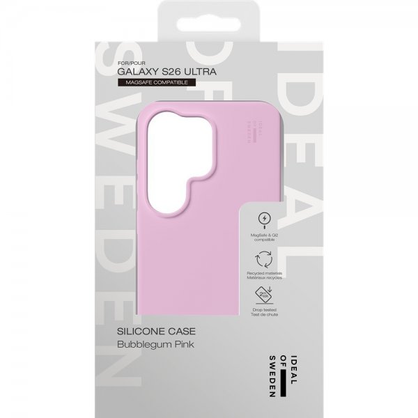 Ideal of Sweden Samsung Galaxy S26 Ultra Cover Silicone Case MagSafe Bubblegum Pink