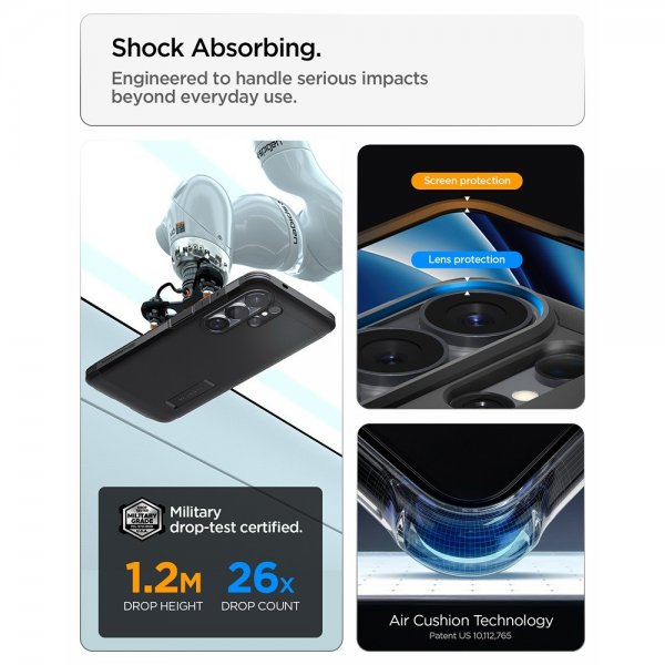 Spigen Samsung Galaxy S26 Ultra Cover Tough Armor MagFit Sort