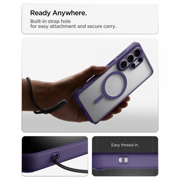 Spigen Samsung Galaxy S26 Ultra Cover Ultra Hybrid MagFit Deep Purple