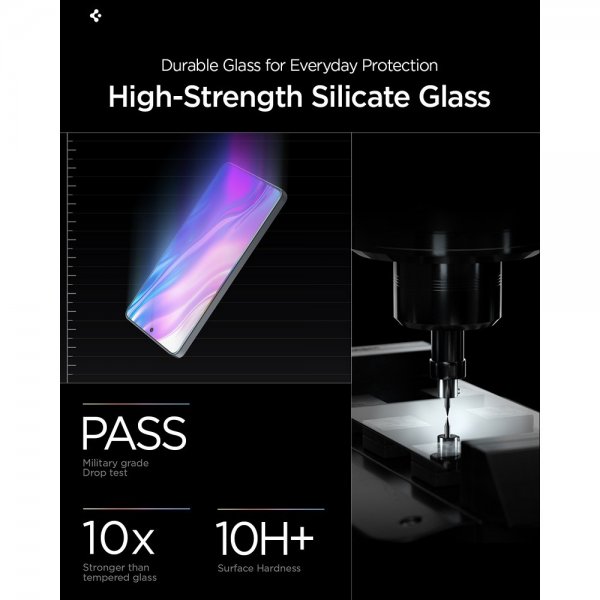 Spigen Samsung Galaxy S26 Ultra Skærmbeskyttelse GLAS.tR EZ Fit Pro Anti Reflection 2-pak