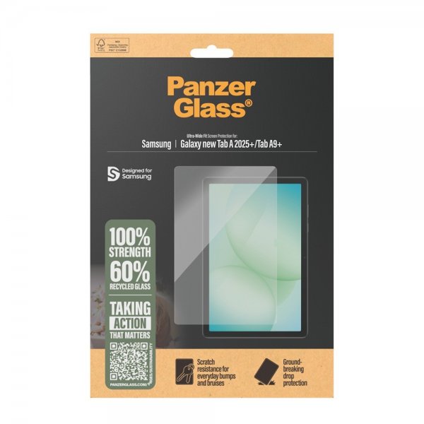 PanzerGlass Samsung Galaxy Tab A9 Plus/Tab A11 Plus Skærmbeskyttelse Ultra-Wide Fit