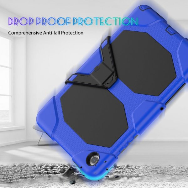 Samsung Galaxy Tab A9 Plus/Tab A11 Plus Cover Heavy Duty Armor Blå