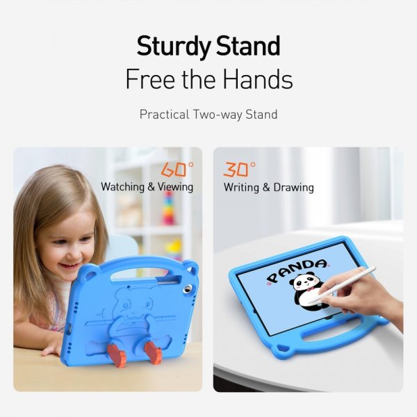 Dux Ducis Samsung Galaxy Tab A9 Plus Etui Panda Blå