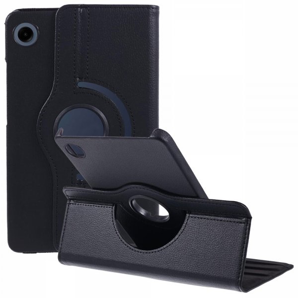 Samsung Galaxy Tab A9 Cover 360 Grader Drejeligt Sort