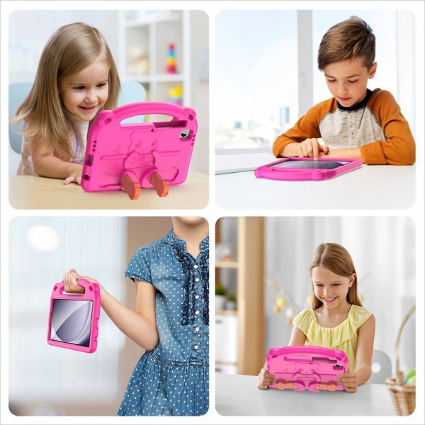 Dux Ducis Samsung Galaxy Tab A7 Lite/Galaxy Tab A9 Cover Panda Magenta