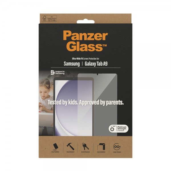 PanzerGlass Samsung Galaxy Tab A9 Skærmbeskyttelse Ultra-Wide Fit