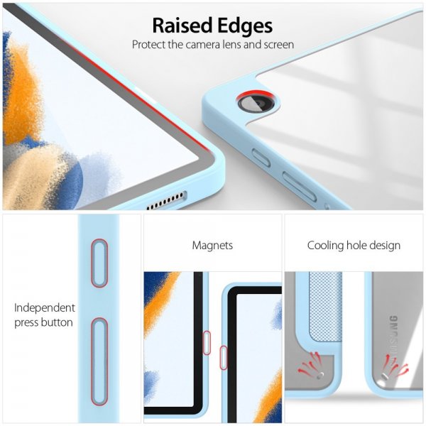 Dux Ducis Samsung Galaxy Tab A9 Cover TOBY Series Blå