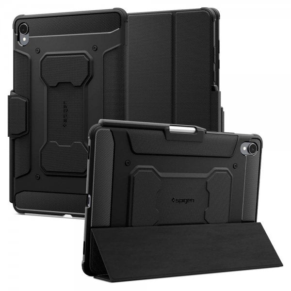 Spigen Samsung Galaxy Tab S11 Cover Rugged Armor Pro Mat Sort
