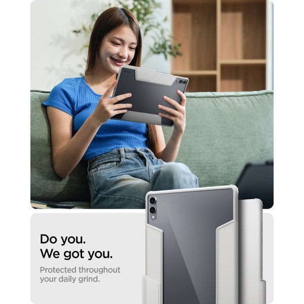Spigen Samsung Galaxy Tab S11 Ultra Cover Ultra Hybrid Pro Grå