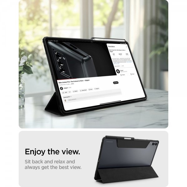 Spigen Samsung Galaxy Tab S11 Ultra Cover Ultra Hybrid Pro Sort