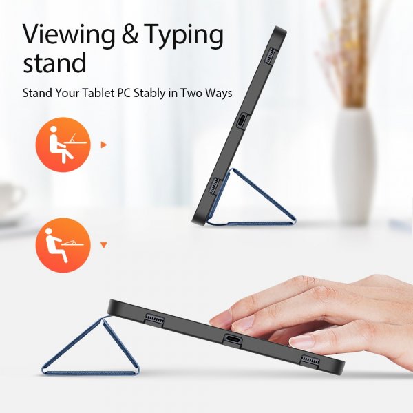 Dux Ducis Samsung Galaxy Tab S7 Plus/Tab S7 FE/Tab S8 Plus Cover DOMO Series Blå