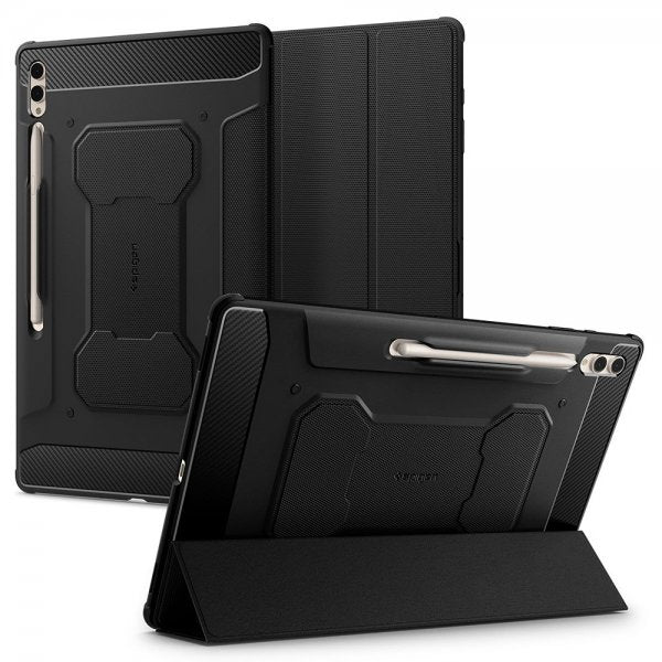 Spigen Samsung Galaxy Tab S8 Ultra/S9 Ultra/S10 Ultra Cover Rugged Armor Pro Sort