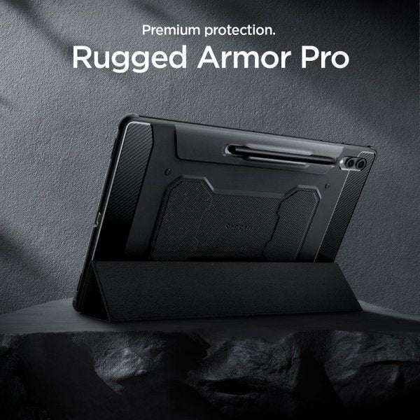 Spigen Samsung Galaxy Tab S8 Ultra/S9 Ultra/S10 Ultra Cover Rugged Armor Pro Sort