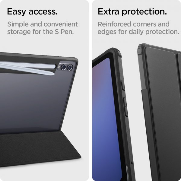 Spigen Samsung Galaxy Tab S8 Ultra/S9 Ultra/S10 Ultra Cover Ultra Hybrid Pro Sort