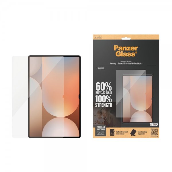 PanzerGlass Samsung Galaxy Tab S8 Ultra/S9 Ultra/S10 Ultra Skærmbeskyttelse Ultra-Wide Fit