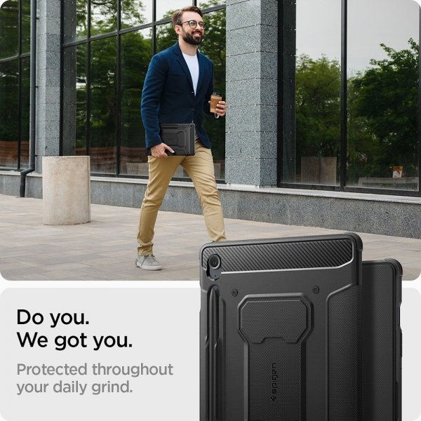 Spigen Samsung Galaxy Tab S9 FE Etui Robust Armor Pro Sort