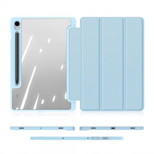 Dux Ducis Samsung Galaxy Tab S9 FE Cover TOBY Series Blå
