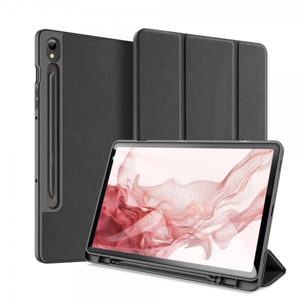 Dux Ducis Samsung Galaxy Tab S9 Etui DOMO Series Sort