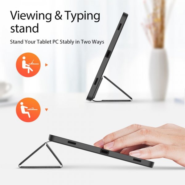 Dux Ducis Samsung Galaxy Tab S9 Etui DOMO Series Sort